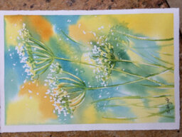 Cow Parsley 17 X 26 X 0 Cm (6.7 X 10.2 X 0 Inches) - thumbnail 2