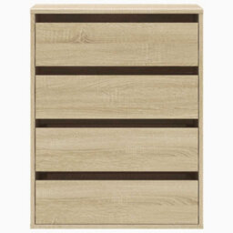 Walplus Corner Chest Of Drawers Sonoma Oak 60X41X76 Cm Engineered Wood - thumbnail 4