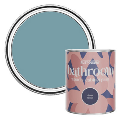 Rust-Oleum Pacific State Gloss Bathroom Wood & Cabinet Paint 750Ml - image 1
