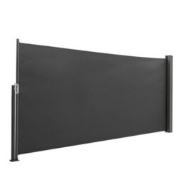 Living And Home Grey Outdoor Patio Retractable Side Awning Balcony Sunshade Blind 300Cm X 120 Cm - thumbnail 3