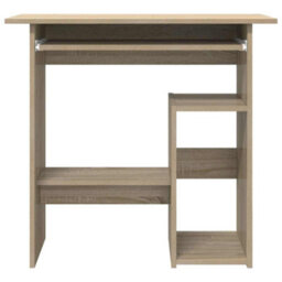 Vidaxl Desk Sonoma Oak 80X45X74 Cm Engineered Wood Desks - thumbnail 4