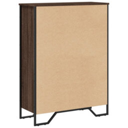 Berkfield Modern Bookcase Brown Oak 80X31X106 Cm Engineered Wood - thumbnail 6
