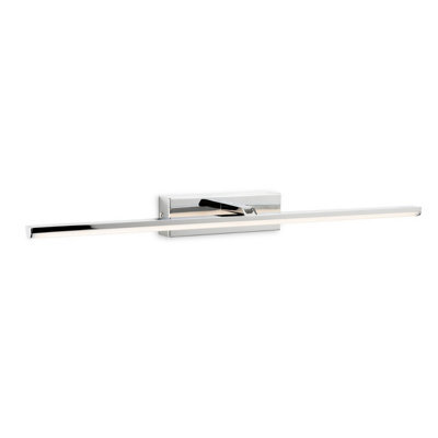 Luminosa Lighting Luminosa Marina Wall Light - 600mm Chrome With Opal White Polycarbonate Diffuser 18W Led 1384Lm 3000K Ip44