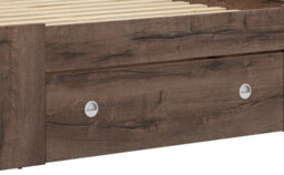 Impact Furniture 3X Pull-Out Underbed Storage Drawers For King Size Bed Dark Oak Effect Nepo - thumbnail 3