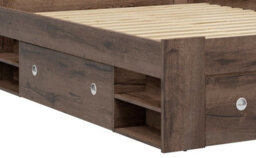 Impact Furniture 3X Pull-Out Underbed Storage Drawers For King Size Bed Dark Oak Effect Nepo - thumbnail 6