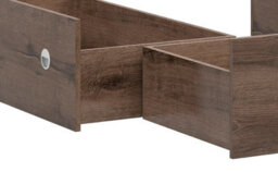 Impact Furniture 3X Pull-Out Underbed Storage Drawers For King Size Bed Dark Oak Effect Nepo - thumbnail 5