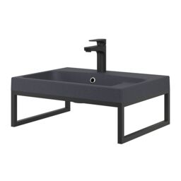 GoodHome Avela Matt Oak Effect Freestanding Vanity Unit & Basin Set (W)604mm (H)934mm - thumbnail 4