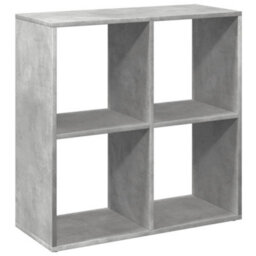 Berkfield Room Divider Bookcase Concrete Grey 69.5X29X69.5 Cm Engineered Wood - thumbnail 7