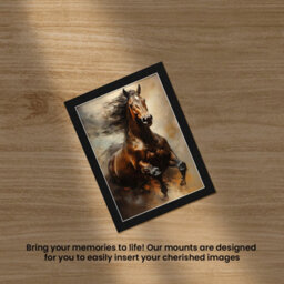 Ak Frames 80X60 Cm Black Picture Mounts To Fit 70X50 Cm Aperture Size - Photo Mount Board Only (No Frame Included) - thumbnail 5