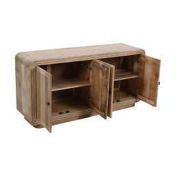 Paloma Carved Mango Wood 4 Doors Large Sideboard - thumbnail 4