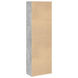 Berkfield Bookcase Concrete Grey 60X30X189 Cm Engineered Wood - thumbnail 6