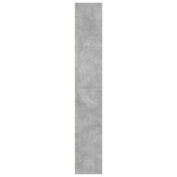 Berkfield Bookcase Concrete Grey 60X30X189 Cm Engineered Wood - thumbnail 5
