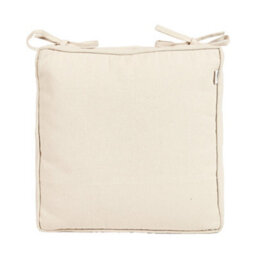 Dibor Set Of 4 Beige Summer Outdoor Garden Chair Seat Pad Cushions - thumbnail 2