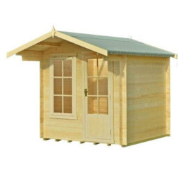 Shire Crinan Log Cabin Home Office Garden Room Approx 9 X 9 Feet - thumbnail 2
