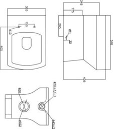 Affine 1100mm Bathroom Vanity Unit Basin Square Toilet Combined Furniture R/hand White - thumbnail 9
