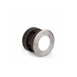 Luminosa Lighting Luminosa Led Round Recessed Outdoor Ground Light Matt Nickel Ip67