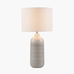Pacific Lifestyle Set Of 2 Venus Blue And Grey Ombre Ceramic Table Lamp - thumbnail 3