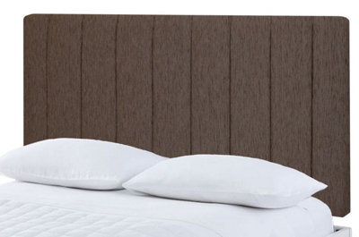 "Adore Designs Portland Chenille 5Ft Kingsize 20"" Headboard - Brown"