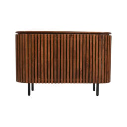 Buttercup Farm Slatted Large 2 Doors Sideboard - Mango Wood - L40 X W135 X H85 Cm - thumbnail 2