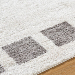 Livabliss Fossay Shaggy-Washable Beige Charcoal Modern Hig Pile Living Bedroom Rug 160 X 213 Cm Easy Care, Non Shedding - thumbnail 3