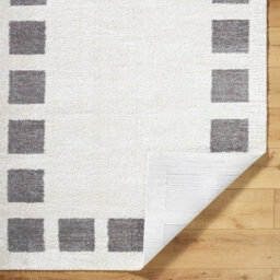 Livabliss Fossay Shaggy-Washable Beige Charcoal Modern Hig Pile Living Bedroom Rug 160 X 213 Cm Easy Care, Non Shedding - thumbnail 4
