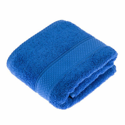 Homescapes Turkish Cotton Royal Blue Hand Towel - image 1