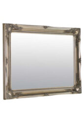 Mirroroutlet Hamilton Vintage Silver Antique Design Mirror 91 X 66Cm - thumbnail 2