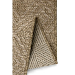 Melrose Summer Diamonds Latte Low Pile Height 3mm Indoor Outdoor Medium Area Rug - 120/170Cm - thumbnail 3