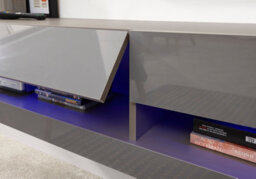 Gfw Galicia 150Cm Wall Tv Unit With Led Grey - thumbnail 5
