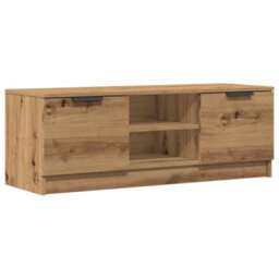 Berkfield Tv Cabinet Artisan Oak 102X35X36.5 Cm Engineered Wood - thumbnail 2