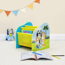 Bluey Kids Sling Bookcase - Bedroom Book Storage (Approximate) 39.5Cm (H) X 39.5Cm (W) X 35Cm (D) 14365 - thumbnail 4