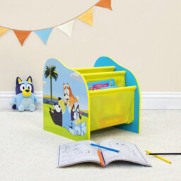 Bluey Kids Sling Bookcase - Bedroom Book Storage (Approximate) 39.5Cm (H) X 39.5Cm (W) X 35Cm (D) 14365 - thumbnail 2