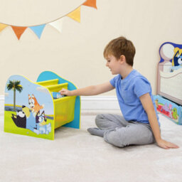 Bluey Kids Sling Bookcase - Bedroom Book Storage (Approximate) 39.5Cm (H) X 39.5Cm (W) X 35Cm (D) 14365 - thumbnail 5