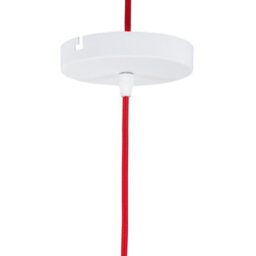 Wyld And Coco White Gold Wood Aluminium Pendant Lamp Geometric Shade, Matte White Oval, Warm White Inner Finish - thumbnail 7