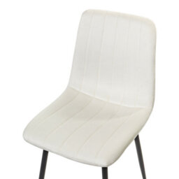 Beliani Set Of 4 Dining Chairs Kalispell Velvet Off-White - thumbnail 7