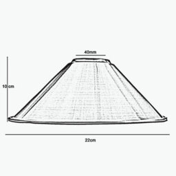 Yellow Cone Pendant Lamp Shade, Easy Fit Metal 22Cm Light Shades For Ceiling For Kitchen,dinning Room,living Room - thumbnail 4
