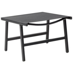 Beliani Garden Chair With Integrated Footrest, Black Textilene, Foldable 54 X 60 X 70 Cm - thumbnail 8