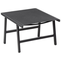Beliani Garden Chair With Integrated Footrest, Black Textilene, Foldable 54 X 60 X 70 Cm - thumbnail 7