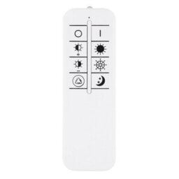 Luminosa Lighting Luminosa Manni 48.5Cm Integrated Led Semi Flush Ceiling Light Black Led Dimmable 2700-6500K Remote Control - thumbnail 6