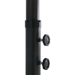 Berkfield Durable Outdoor Parasol With Aluminium Pole 460X270 Cm Black - thumbnail 7