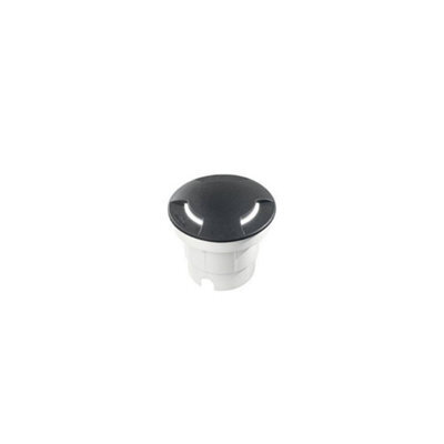 Ideal Lux Cecilia Led 1 Light Large Outdoor Recessed Light Black Ip67 - image 1