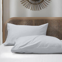 Bedlooms Dyed Pillowcase 3 Pair- Soft Plain Pillow Covers Silver Envelop Closure - Easy Care Pillowcase Bedding Set 50X75 Cm - thumbnail 7