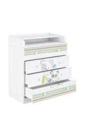 Shefa Line Shefa 800 Kids Changing Dresser Pandas White (2 Boxes) - thumbnail 5
