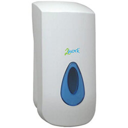 2Work Foam Soap Dispenser 900Ml Reservoir White 2W01102 - thumbnail 2