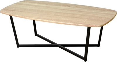 Spot On Dealz Coffee Table, Mdf Top, Metal Legs, Modern Design, Durable Furniture - image 1