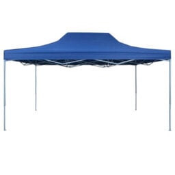Berkfield Professional Folding Party Tent 3X4 M Steel Blue - thumbnail 2