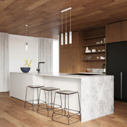 Sollux Lighting Borgio Concrete & Steel White 3 Light Classic Pendant Ceiling Light - thumbnail 7