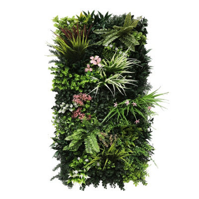 True Products Premium Artificial Green Plant Living Wall Panel 1M X 50Cm - Florence C - image 1