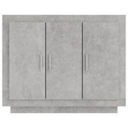 Vidaxl Sideboard Concrete Grey 92X35X75 Cm Engineered Wood - thumbnail 5