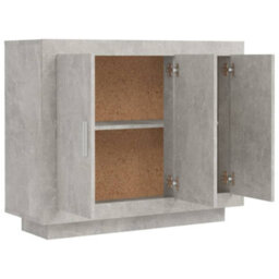 Vidaxl Sideboard Concrete Grey 92X35X75 Cm Engineered Wood - thumbnail 7